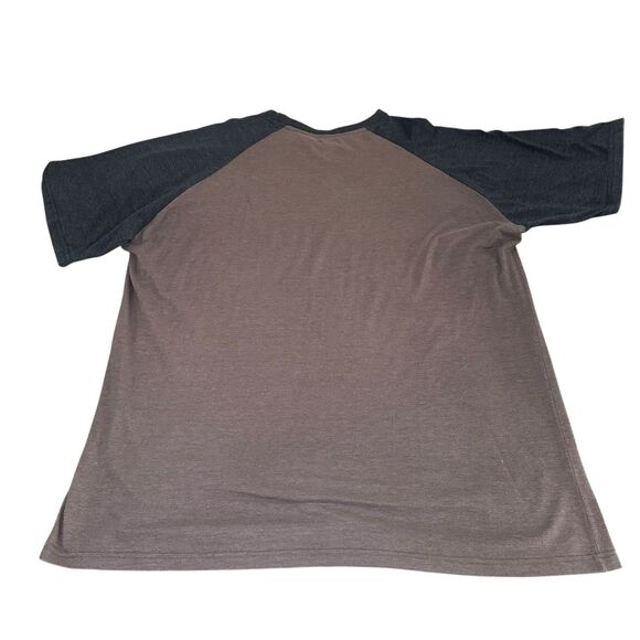 Majestic Detroit Tigers Baseball 3/4 Sleeve Raglan T-Shirt Men's Size 3XT Brown - Picture 3 of 7